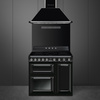 Smeg - Kuchnia wolnost., 90cm, Victoria, czarny Tr93ibl2 Victoria