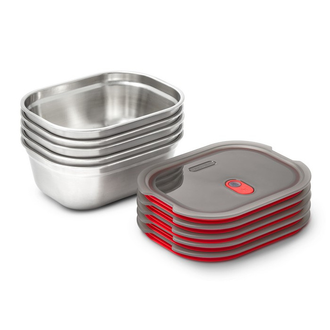 Lunchbox stalowy Black+Blum Multifunction M, 900 ml, do piekarnika i mikrofalówki