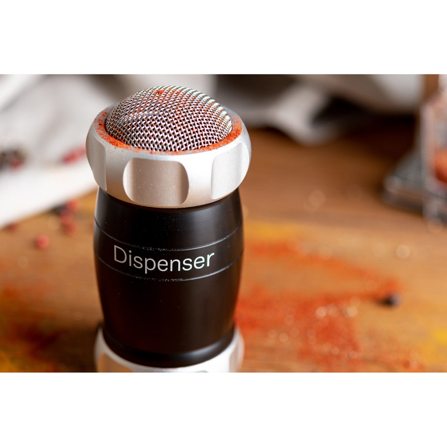 Dozownik czarny aluminium Marcato Design Line DI-NER 8000011005027