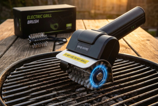 Powerlink by Extralink Cleangrill 360 | Elektryczna szczotka do czyszczenia grilla | Usb-c