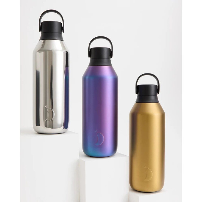Butelka termiczna Chilly's Series 3 Metals, 500 ml, Chrome Halo