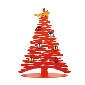 Stalowa choinka z magnesami, czerwona; 30 cm bark - Alessi