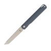 Nóż składany Womsi Wolf Tanto, stal Sandvik 14C28N, ostrze 9 cm, rękojeść G10 niebieska