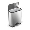 Kosz na śmieci 50l pedałowy Deluxe - stal FPP Simplehuman