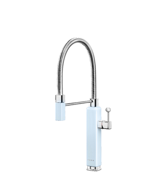 Smeg - Bateria, 50s, Pastelowy Błękit 50's Style MDF50PB Pastelowy Błękit