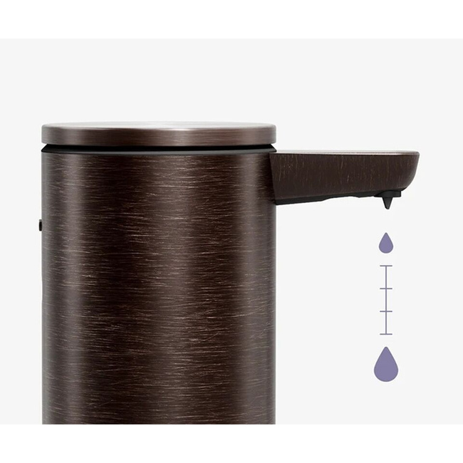 Automatyczny dozownik do mydła Simplehuman ST1107 z organizerem, 414 ml, olejowany brąz