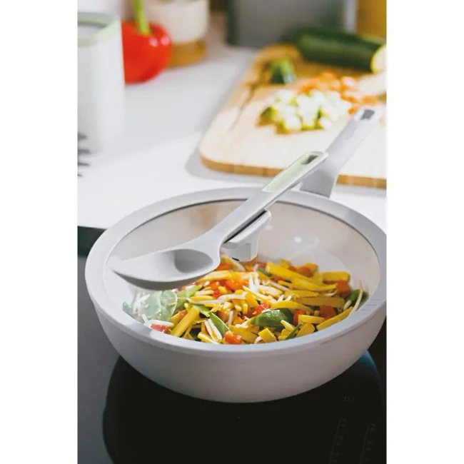Patelnia wok z pokrywą Balance Eco Grey 28 cm, 4,2 l - Berghoff