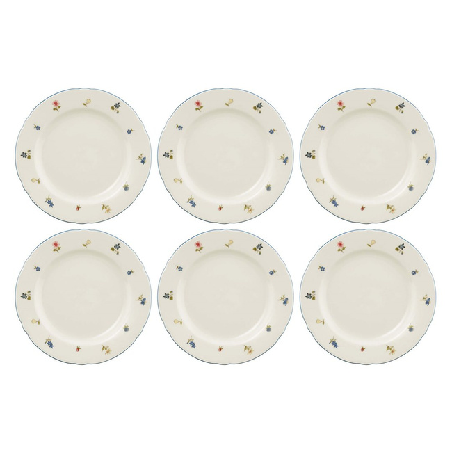 Seltmann Marie-Luise Streublume Zestaw 6 Talerzy Do Sałatek 20 Cm