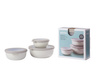 Zestaw 3 Pojemników Cirqula okrągła 350 750 1250 Nordic White - Mepal