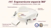 Poduszka do karmienia Momcozy CozyPro NP006 z pianką memory, biała