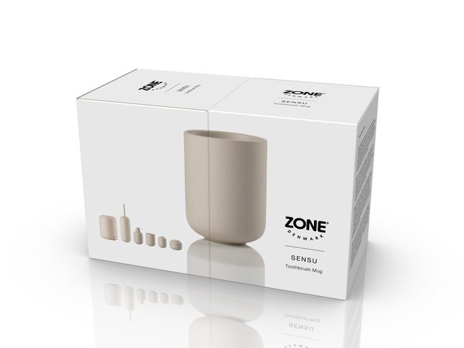 Kubek na szczoteczki do zębów Sensu Sand 34954 - Zone Denmark