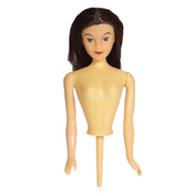 Korpus lalki do tortu księżniczki PME, brunetka, 17,7 cm