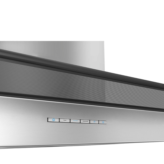 Smeg - Okap przyścienny, 90 cm, T-kształtny Universal Kbt900Ve Stal nierdzewna + Szkło