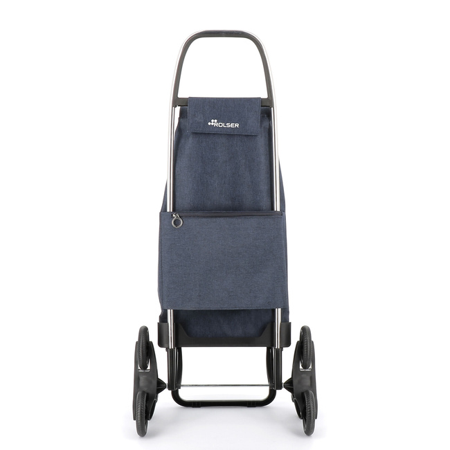 Torby na zakupy rolser i-max tweed 6 granatowy