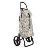 Wózek na zakupy Rolser I-Max William Morris 2LRSG Pomegranate, duże koła XL, torba 43 l