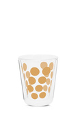 Zestaw 2 Szklanek 200ml Z Łyżeczkami, Złoty - Zak!designs
