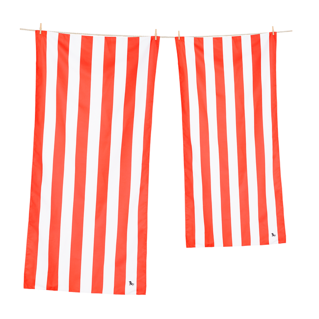 ręczniki plażowe szybkoschnące 200x90 cm Waikiki Coral XL - Dock & Bay