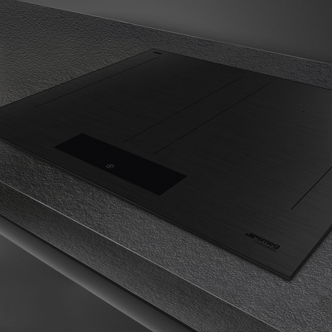 Smeg - Płyta indukcyjna, 60cm, Classica, czarny Universal Sim3644mb Czarny mat