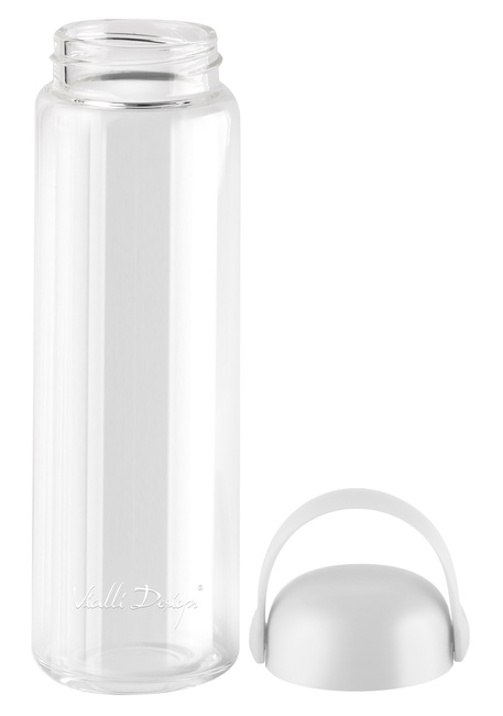 Szklana butelka na wodę Fuori 540 ml Biała 30220 - Vialli Design
