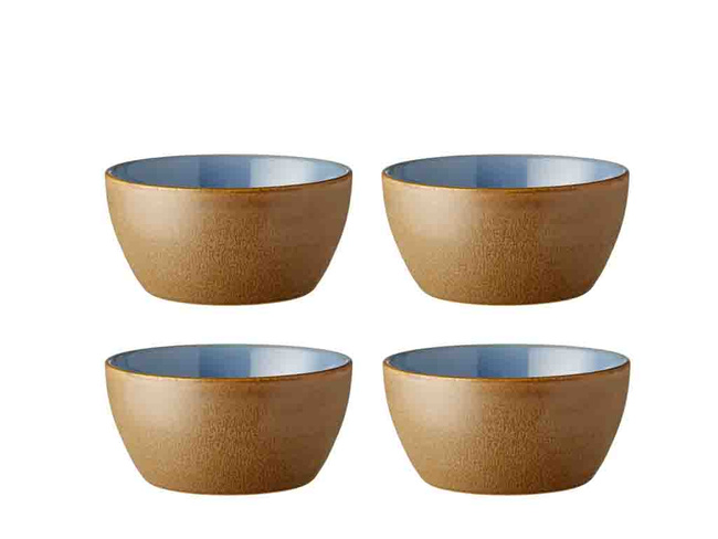 Zestaw Misek 4szt. 12m Wood/Ocean Stoneware 28095 - Bitz