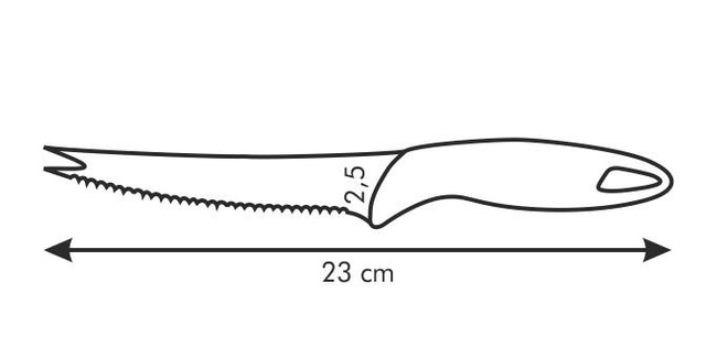 Nóż do warzyw Presto, 12 cm - Tescoma