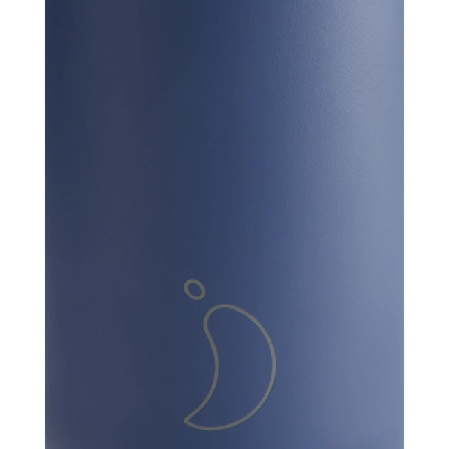 Termiczny kubek 2w1 ze słomką | 750ml | Granatowy series 2 - Chillys bottles