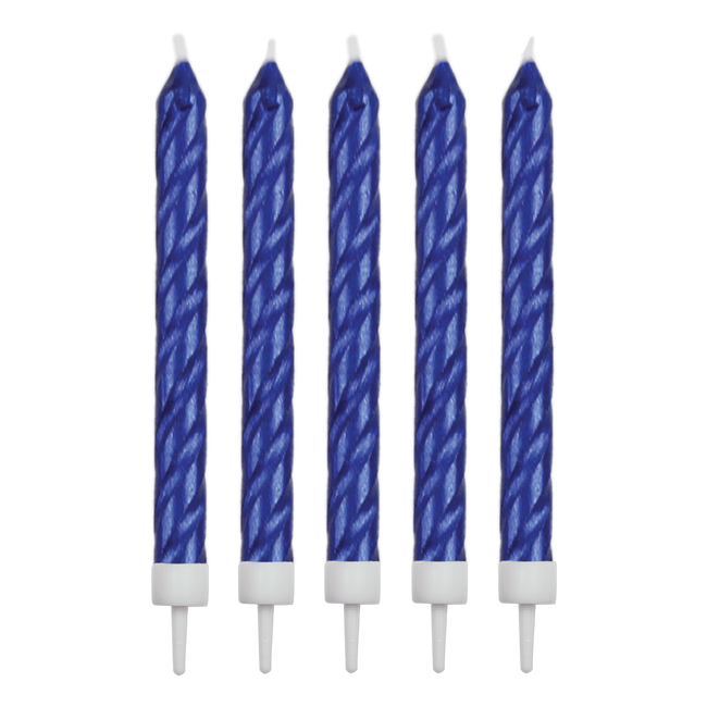 Pme Świeczki Niebieskie Happy Birthday (16 Sztuk) Niebieski