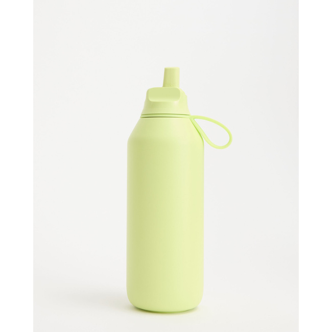Butelka termiczna Chilly's Series 3 Flip ze słomką, 500 ml, Limelite