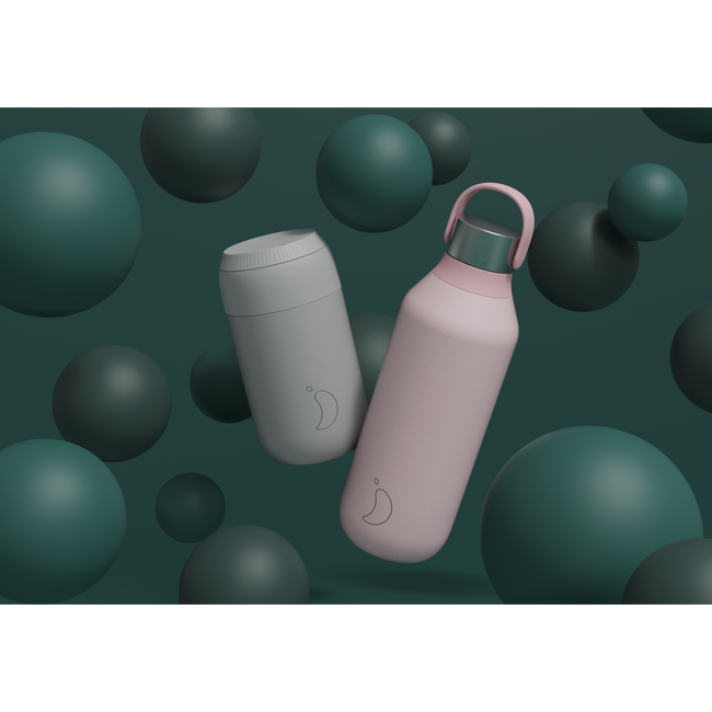 termiczne kubki do kawy 500 ml szary - Chilly's Bottles