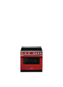 Smeg - Kuchnia wolnostojąca Portofino Cpf9Ipr Czerwony