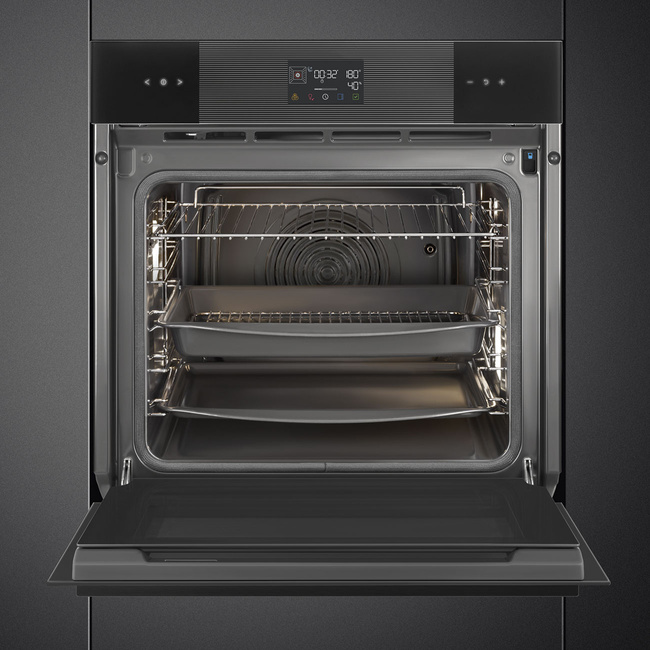 Smeg - Piekarnik, 60 Cm, Linea, Czarny Linea Sop6102S2Pb3 Czarny