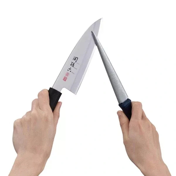 KAI AP-0540 Diamentowa Stalka do Noży i Nożyczek, Dwustronna 26.5 cm