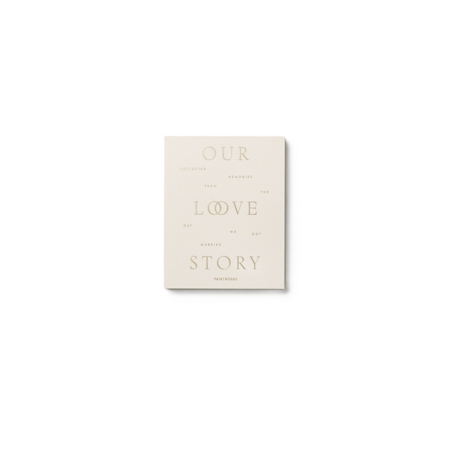 Dziennik ślubny Printworks Our Love Story, książka wspomnień dla pary