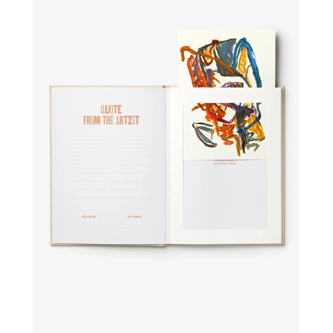 Album na prace dziecka Printworks Art Gallery, beżowy, 19 stron z ramkami