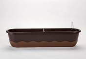 Plastia Mareta Donica Samonawadniająca Prostokątna 80 x 20 cm - brązowy