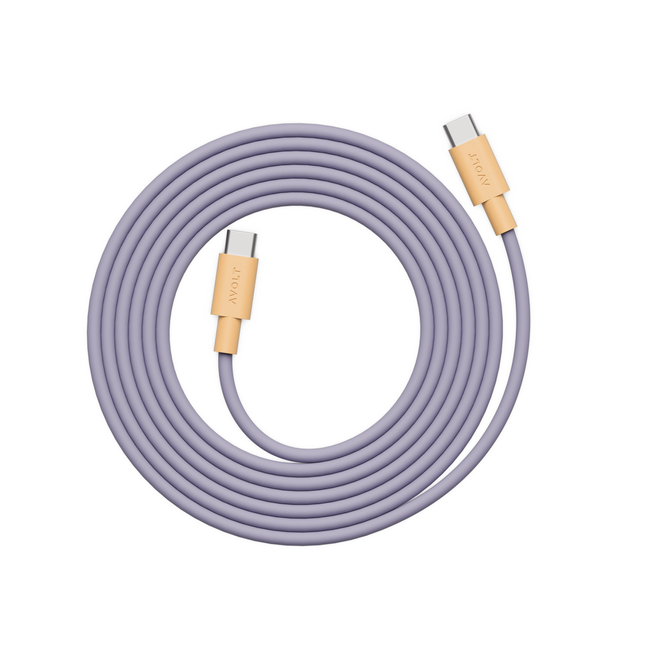 Cable 1 Usb-C Bauhaus 2 M Lavender glow - Avolt
