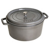 Garnek Żeliwny Okrągły 12.6 Ltr, Grafitowy - Staub