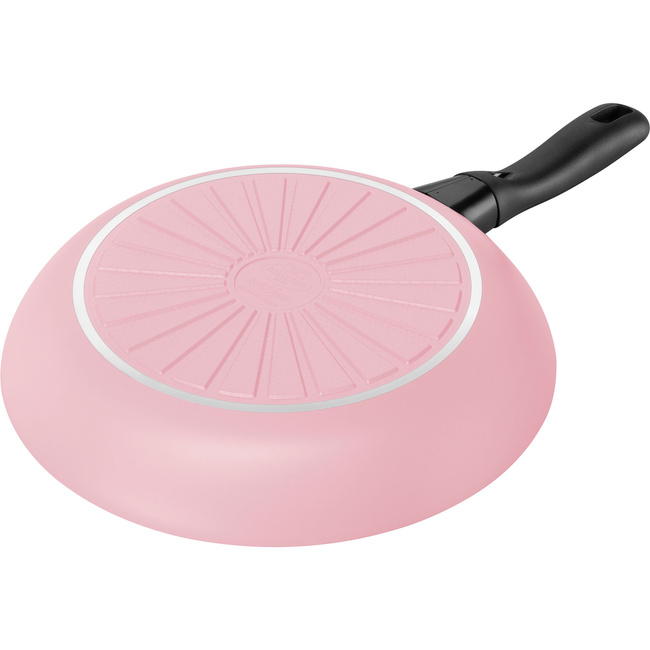 Patelnia Płytka 28 cm Różowa - Ballarini