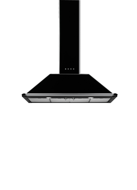 Smeg - Okap kuchenny, Victoria, 110 cm, czarny Victoria KT110Ble Czarny.
