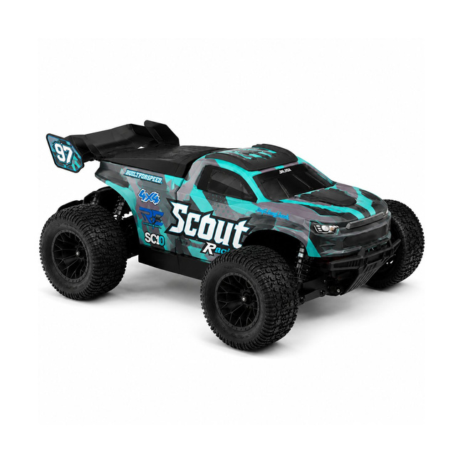 Auto zdalnie sterowane Extralink RC SC10 4WD, niebieskie, skala 1:10, zestaw RTR