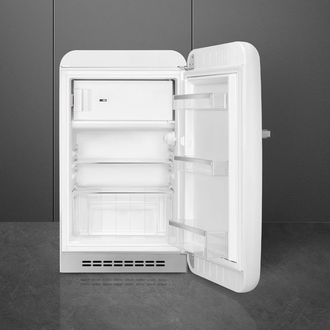 Smeg - Chłodziarko-zamrażarka, FAB10RWH6 50'S STYLE - biały