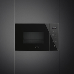 Smeg - Kuchenka Mikrof, 25l, Linea, Czarny Fmi125n Linea