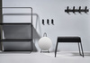 Wieszak ścienny A-Rack Black White 10582