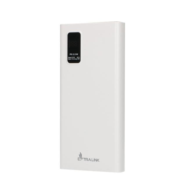 Extralink Epb-067w 10000mah Biały | Powerbank | Power bank, Fast Charging, Usb-c