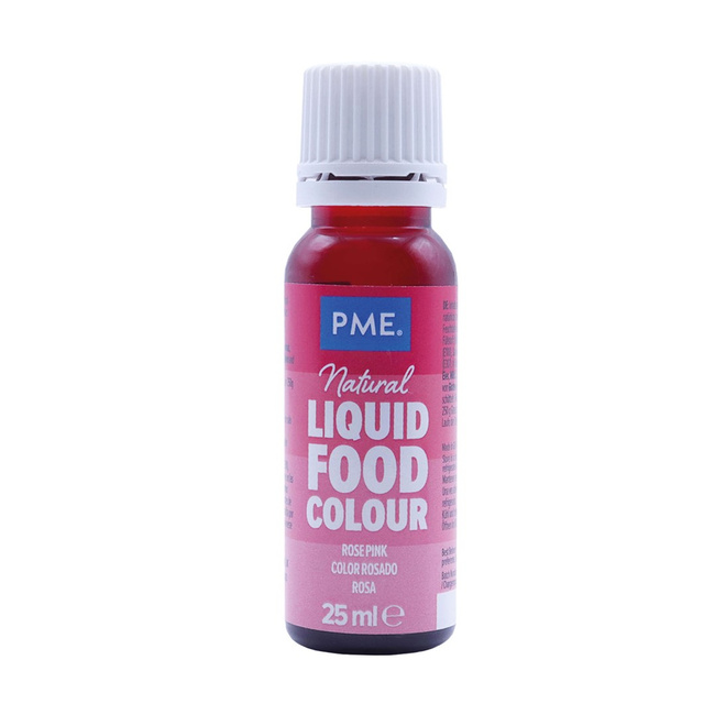Pme Naturalny barwnik spożywczy w płynie 25 ml różowy