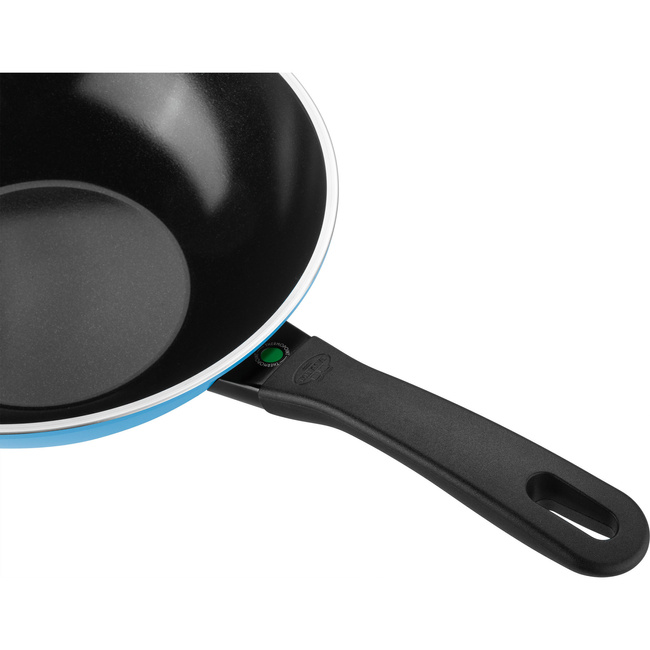 Wok 28 cm Niebieski - Ballarini