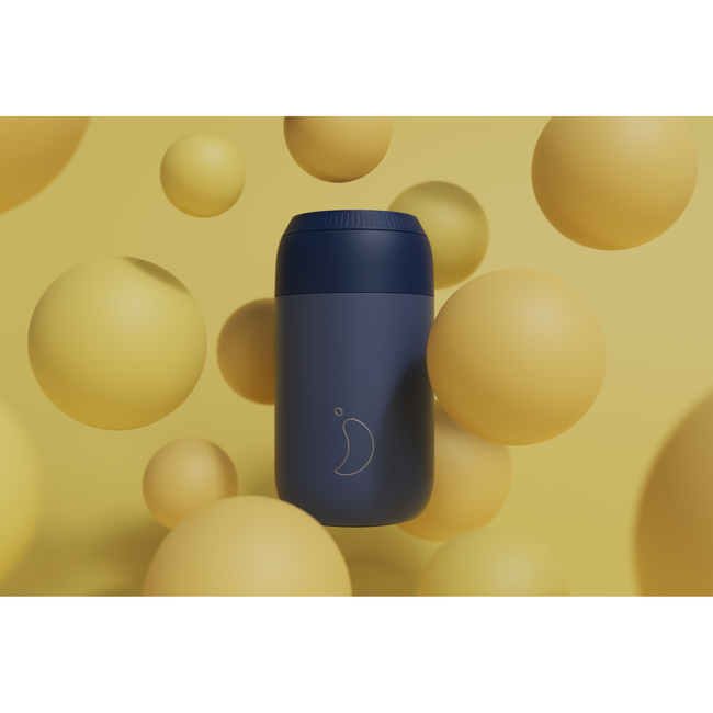kubki termiczne do kawy 340 ml niebieskie - Chilly's Bottles