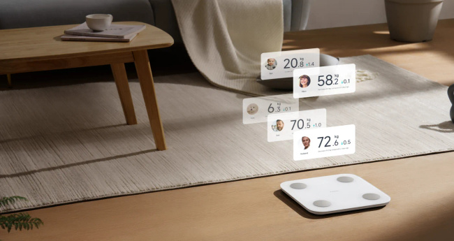 Xiaomi Body Composition Scale S400 | Waga łazienkowa | 0.1 kg - 150 kg, Bluetooth 5.0, 3x Aaa