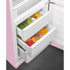 Smeg - Chłodziarko-zamrażarka FAB32RPK6 50'S STYLE - pastelowy róż