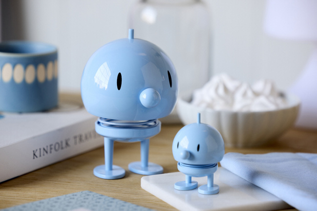Figurka Hoptimist Bumble S Light blue dekoracja biurko prezent Abs sprężyna